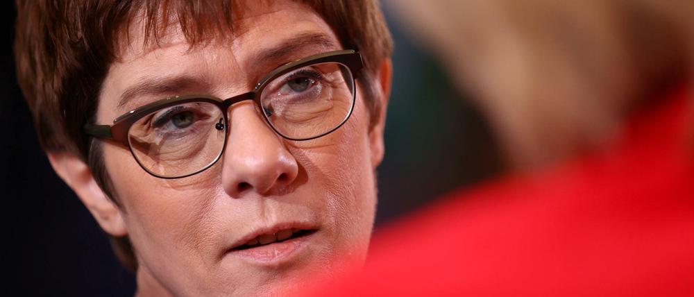 CDU-Chefin und Verteidigungsministerin Annegret Kramp-Karrenbauer 