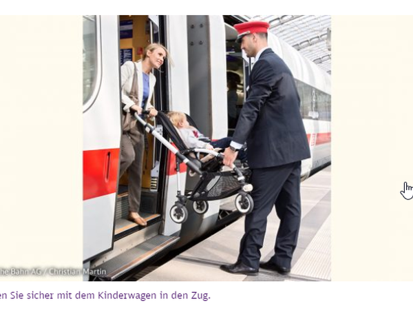Der Beweis: Schaffner dürfen doch helfen.