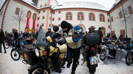Biker-Treffen in Augustusburg (Archivbild von 2013)