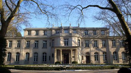 Außenansicht des Hauses der Wannee-Konferenz.