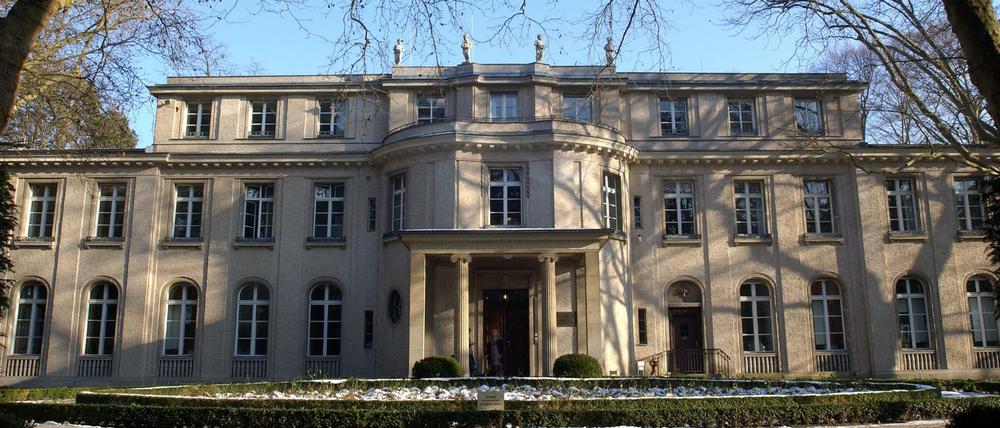 Außenansicht des Hauses der Wannee-Konferenz.