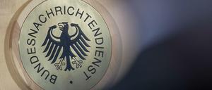 Das Siegel des Bundesnachrichtendienstes (BND; Archivbild) 