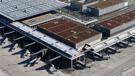Der künftige Hauptstadtflughafen BER. 