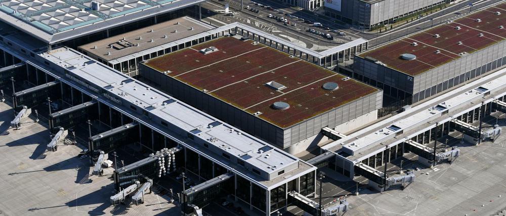 Der künftige Hauptstadtflughafen BER. 