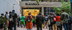 Auch auf Blackrock haben Klima-Aktivisten in der Vergangenheit Druck gemacht.
