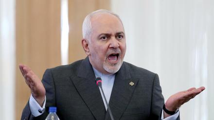 Aufgebracht: Der iranische Außenminister Mohammed Dschawad Sarif kritisiert die europäischen Partner im Atomabkommen scharf. 