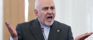 Aufgebracht: Der iranische Außenminister Mohammed Dschawad Sarif kritisiert die europäischen Partner im Atomabkommen scharf. 