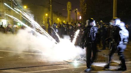 In der Neujahrsnacht kam es in Connewitz zu Zusammenstößen zischen Polizei und Linksautonomen.