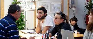 Obdachlose werden fit gemacht für eine Bewerbung.