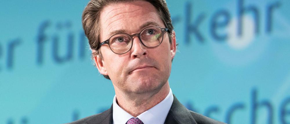 Noch mehr Ärger wegen der Pkw-Maut: Verkehrsminister Andreas Scheuer (CSU).