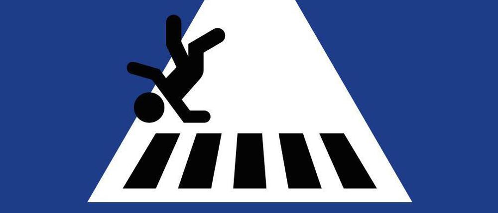 Überfahren am Zebrastreifen.