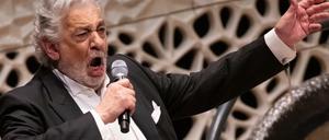 Placido Domingo bei einem Konzert in der Elbphilharmonie.