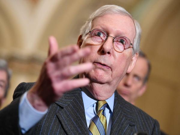 Trumps wichtigster Mann im Senat: Mehrheitsführer Mitch McConnell.