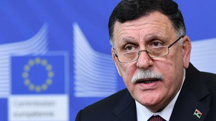Chef der international anerkannten Regierung Libyens, Fajes al Sarradsch.