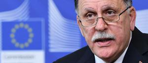 Chef der international anerkannten Regierung Libyens, Fajes al Sarradsch.