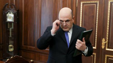 Von Putin vorgeschlagen für das Amt des Ministerpräsidenten. Michail Mischustin, Leiter der russischen Steuerbehörde.
