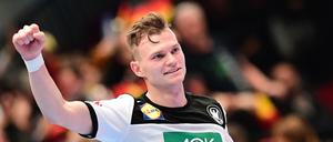 Strahlender Sieger. Timo Kastening zeigte gegen Weißrussland ein hervorragendes Spiel.