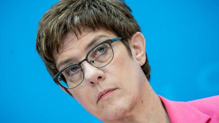 Annegret Kramp-Karrenbauer, Bundesvorsitzende der CDU und Verteidigungsministerin.