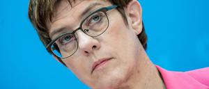 Annegret Kramp-Karrenbauer, Bundesvorsitzende der CDU und Verteidigungsministerin.
