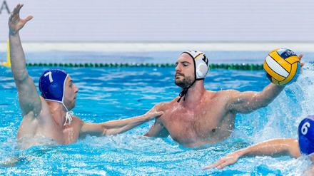 Olympia bleibt das Ziel. Die deutschen Wasserballer um Marin Restovic sind noch gut im Rennen.