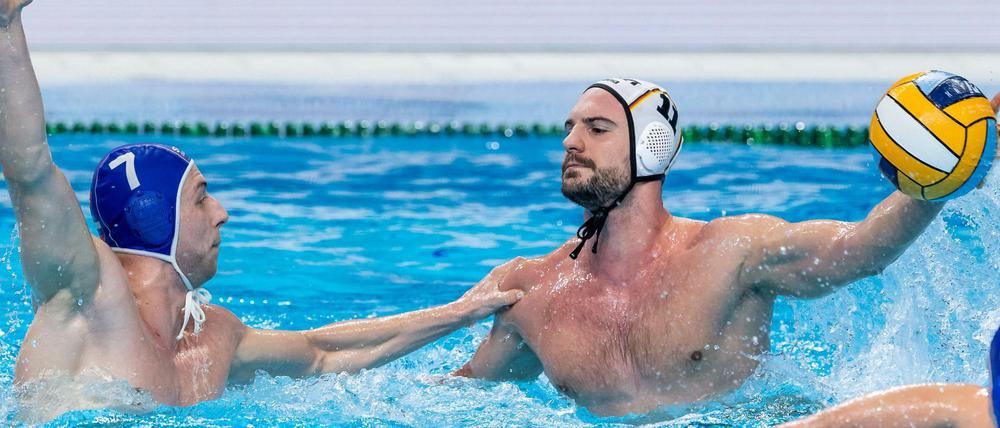 Olympia bleibt das Ziel. Die deutschen Wasserballer um Marin Restovic sind noch gut im Rennen.