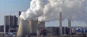 Das von RWE betriebene Braunkohle-Kraftwerk Weisweiler im Januar 2019.