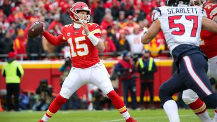 Der Star. Patrick Mahomes führte Kansas City in den Super Bowl.