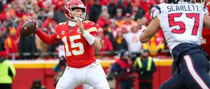 Der Star. Patrick Mahomes führte Kansas City in den Super Bowl.
