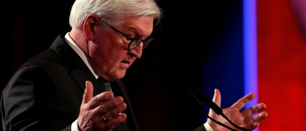 Bundespräsident Frank-Walter Steinmeier in Yad Vashem.
