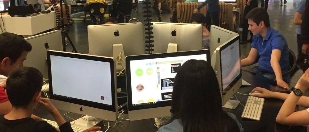 Blick in das TUMO Center for Creative Technologies in Jerewan 2017.