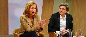 RBB-Intendantin Patricia Schlesinger und Programmchef Jan Schulte-Kellinghaus stellen in Berlin die Pläne des Senders für das Jahr 2020 vor.