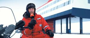 Dirk Steffens im ewigen Eis - via Skype