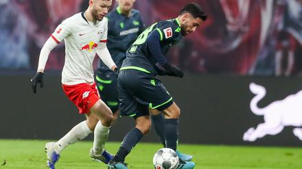 Im Einsatz: Beim Rückrundenauftakt in Leipzig stand Yunus Malli (rechts) bereits für den 1. FC Union auf dem Platz.