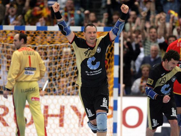 Hände hoch: Bei der WM 2007 wurde Christian Schwarzer mit dem deutschen Team Weltmeister.