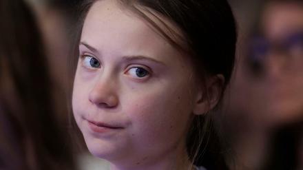 Die schwedische Umweltaktivistin Greta Thunberg nimmt am Weltwirtschaftsforum (WEF) in Davos teil. 