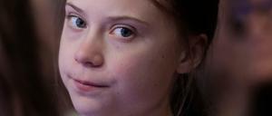 Die schwedische Umweltaktivistin Greta Thunberg nimmt am Weltwirtschaftsforum (WEF) in Davos teil. 