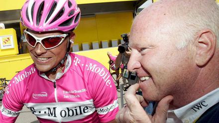 Wer zuletzt lacht: Rudy Pevenage (rechts) und Jan Ullrich bildeten lange Zeit ein Gespann.