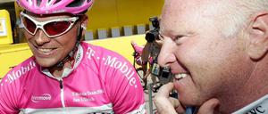 Wer zuletzt lacht: Rudy Pevenage (rechts) und Jan Ullrich bildeten lange Zeit ein Gespann.