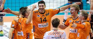 Gute Laune: Die BR Volleys siegen und siegen und siegen.