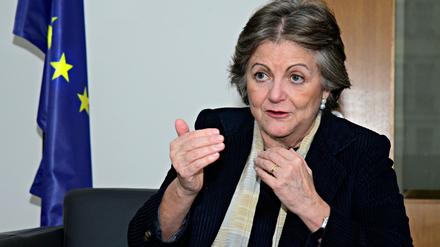 Die EU-Kommissarin für Kohäsion und Reformen, Elisa Ferreira.