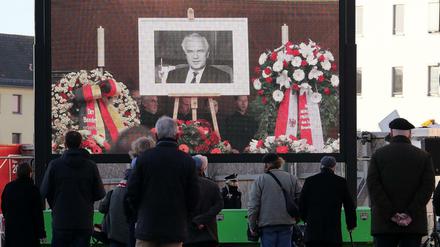 Gedenkfeier zum Tod von Manfred Stolpe
