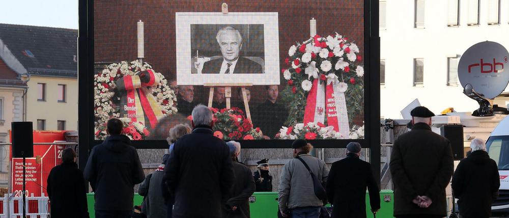 Gedenkfeier zum Tod von Manfred Stolpe