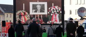 Gedenkfeier zum Tod von Manfred Stolpe