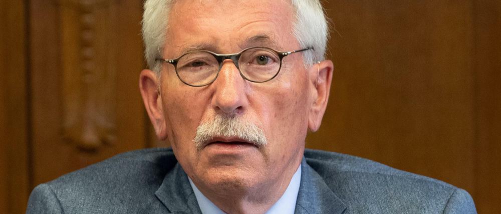 Thilo Sarrazin vor einer Sitzung der SPD-Schiedskommission.
