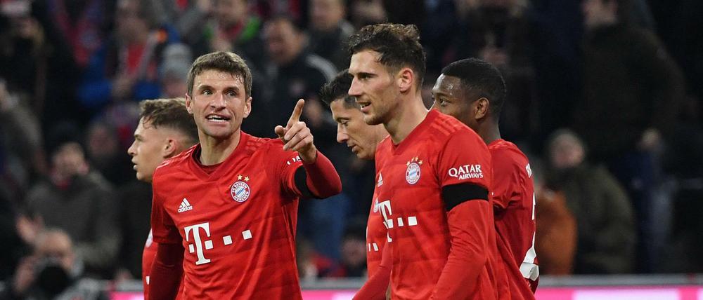 Läuft wieder. Thomas Müller und seine Bayern haben die ersten zwei Rückrundenspiele mit insgesamt 9:0 Toren gewonnen.