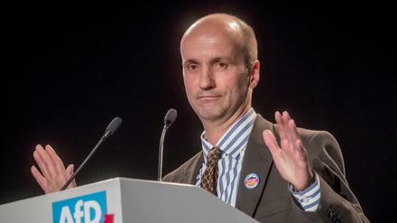 Nicolaus Fest auf dem Delegiertenparteitag der Alternative für Deutschland (AfD) zur Wahl der Bewerber zur Europawahl 2019.