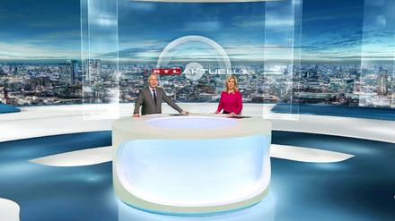 Boulevard kann auch ernsthaft. "RTl Aktuell" mit Peter Kloeppel und Ulrike von der Groeben.
