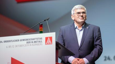 Wiederwahl: Jörg Hofmann wurde im Oktober zum zweiten Mal als Vorsitzender der IG Metall gewählt.
