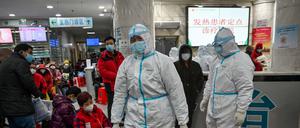 Kampf gegen das Coronavirus: Ein Krankenhaus in Wuhan