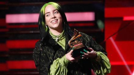 Billie Eilish bei der Grammy-Gala.